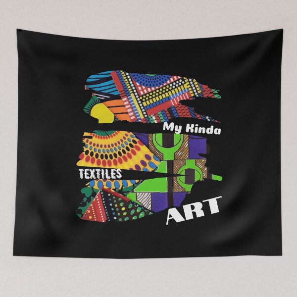 Item preview, African Fabric Collage Art Patterns [#14] designed and sold by AfriStyleUK.