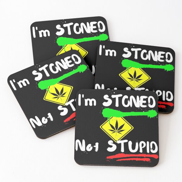 Item preview, Hey! I'm STONED not STUPID  designed and sold by Try-It.