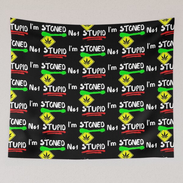 Item preview, Hey! I'm STONED not STUPID  designed and sold by Try-It.