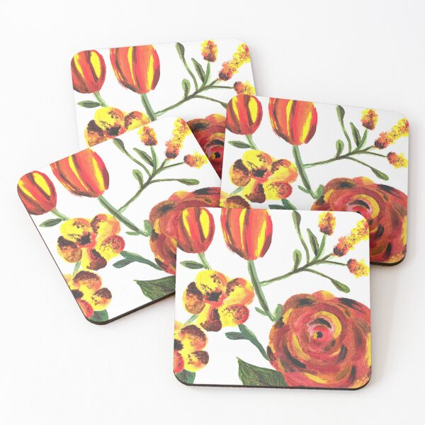 Item preview, Spring Flowers: Warm Toned Acrylic Fine Art designed and sold by EmilySutin.