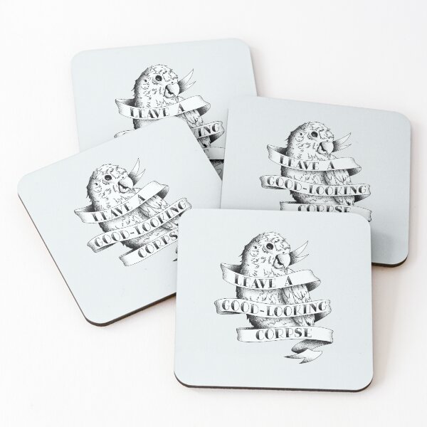 Item preview, Leave a Good-Looking Corpse Black & White designed and sold by Cassie McKnight.