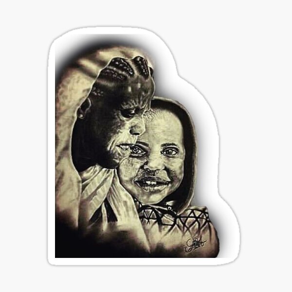 Item preview, Refugee mother with son designed and sold by hebshi.