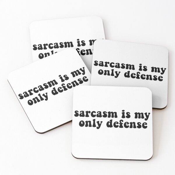 Item preview, Sarcasm is my only defense quote from stiles stilinski from teen wolf designed and sold by emcazalet.