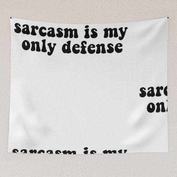 Item preview, Sarcasm is my only defense quote from stiles stilinski from teen wolf designed and sold by emcazalet.