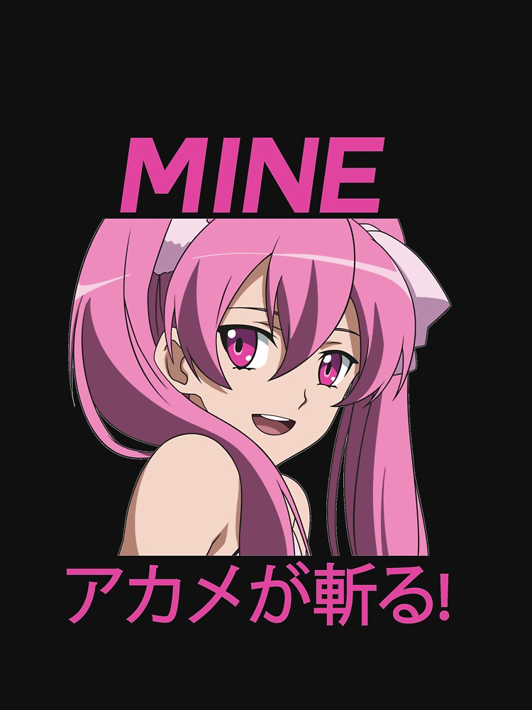 Mine マイン Akame Ga Kill Anime T Shirt By Animeheros Redbubble