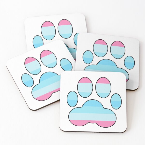 Item preview, LGBT Pride paws, Transmasculine designed and sold by EchoSkyArt.
