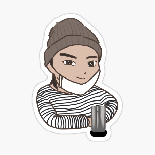 Taehyung Vlive Chibi Sticker