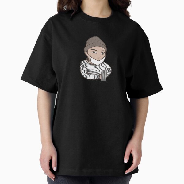 Taehyung Vlive Chibi Oversized T-Shirt