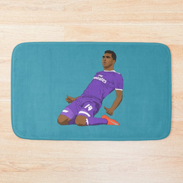 Item preview, Carlos Henrique Casemiro Knee Slide Goal Celebration Madrid designed and sold by PiscesVibes.