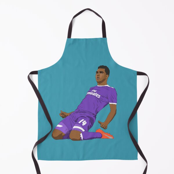 Item preview, Carlos Henrique Casemiro Knee Slide Goal Celebration Madrid designed and sold by PiscesVibes.