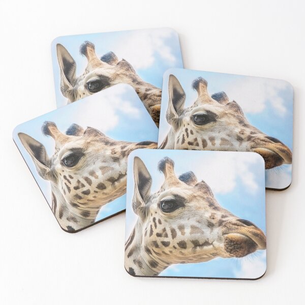 Item preview, Portrait of a Giraffe Profile Face Close up  designed and sold by Andreea Eva Herczegh.