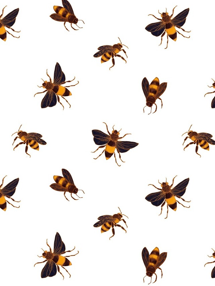 Thumbnail 4 of 4, iPhone Case, Bee Pattern designed and sold by VerboShop.