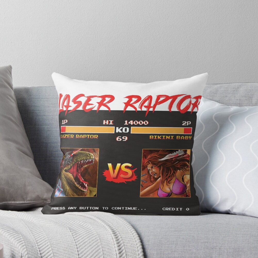 Item preview, Throw Pillow designed and sold by LaserRaptor.