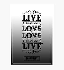 BOB MARLEY Photographic Print
