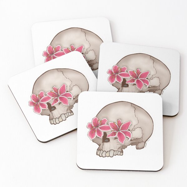 Item preview, Floral Skull designed and sold by paulaz-art.