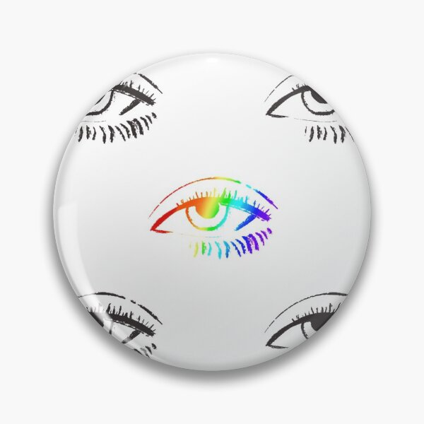Aperçu de l'œuvre Rainbow Eyelash LGBTQ, globes oculaires arc-en-ciel, Street Style créée et vendue par JMarieCreates.