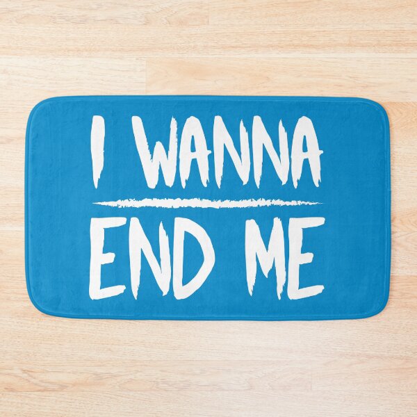Item preview, I Wanna End Me (Blue BG) designed and sold by FilipeFerreira.