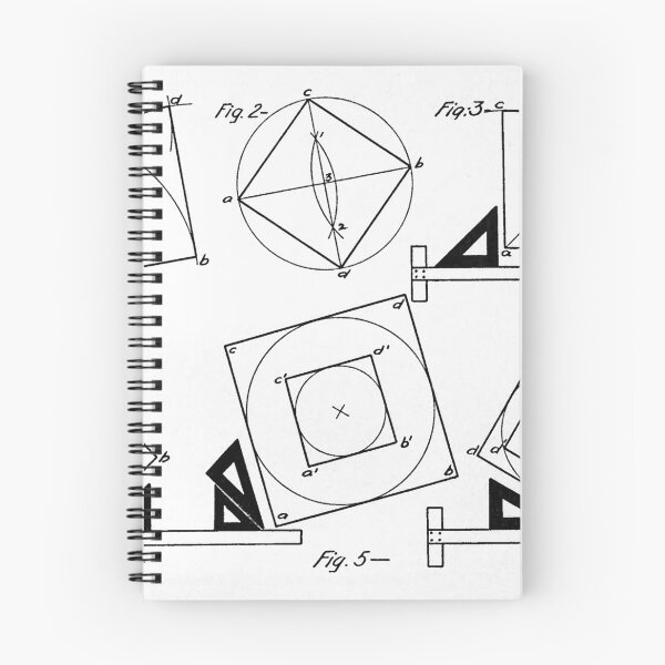 Item preview, Mechanical pen-and-ink drawing of squares at various angles designed and sold by NrvousFella.