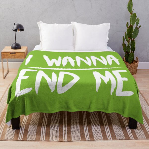 Item preview, I Wanna End Me (Green BG) designed and sold by FilipeFerreira.