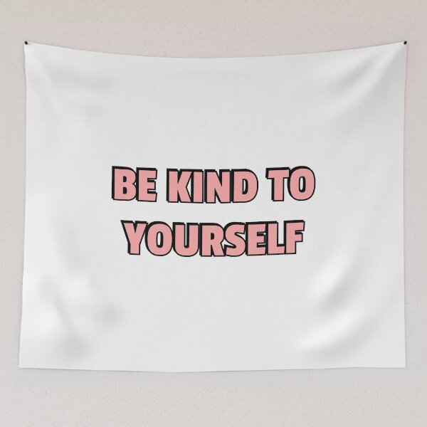Item preview, Be kind to yourself pastel pink designed and sold by Inspirationmotivation.