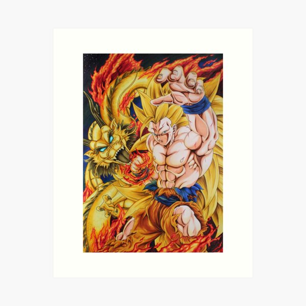 Super Saiyan 3 Goku Art Board Print for Sale by ItalianBrussel