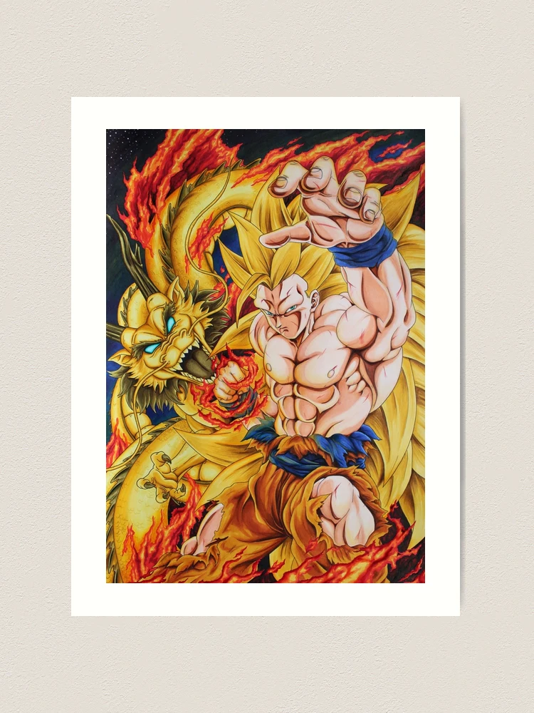 Goku ssj3, an art print by Yann Embry0dead_art - INPRNT