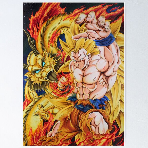 gogeta ssj4 Poster by Edgar Tordera