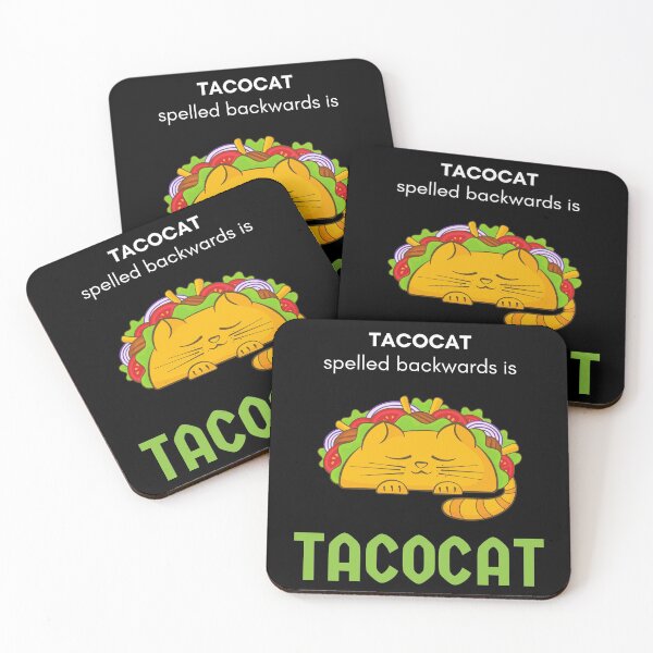 Aperçu de l'œuvre Tacocat épelé à l'envers | Mexique | Cinco de Mayo créée et vendue par Create Ur World.