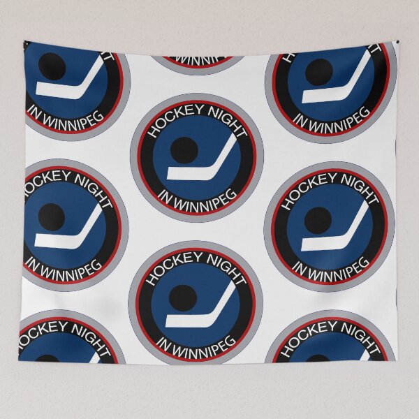 Item preview, Hockey Night In Winnipeg logo. Funny Father's Day gift. Vintage Canadian Canada. Jets parody ice puck design. designed and sold by GTOATlogos.