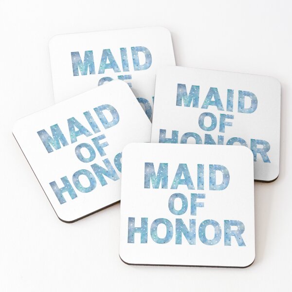 Item preview, Blue Starry Galaxy Maid of Honor Bachelorette Party Matching Set designed and sold by allymadethis.