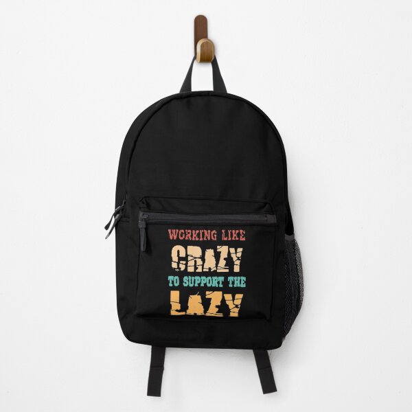 Item preview, Retro Working like Crazy To Support The Lazy Vintage designed and sold by ZimbomDesigner.