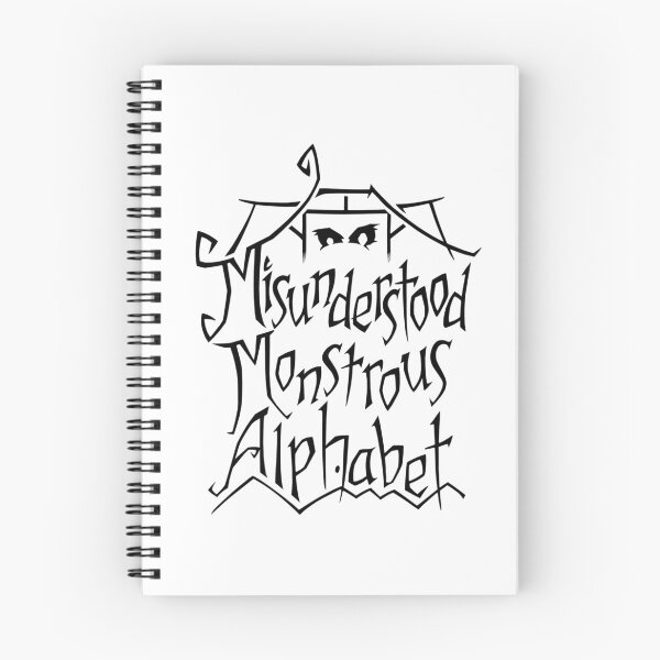 Item preview, Misunderstood Monsterous Alphabet Logo designed and sold by Paul Zak.