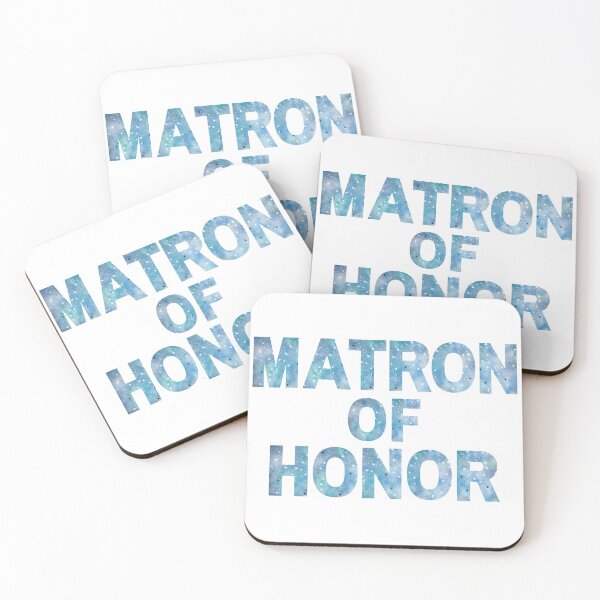 Item preview, Blue Starry Galaxy Matron of Honor Bachelorette Party Matching Set designed and sold by allymadethis.