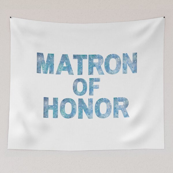 Item preview, Blue Starry Galaxy Matron of Honor Bachelorette Party Matching Set designed and sold by allymadethis.