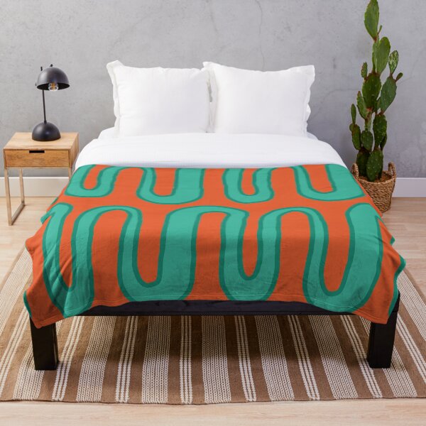 Item preview, Meandro ondulado en azul y rojo designed and sold by Miranda Benson.