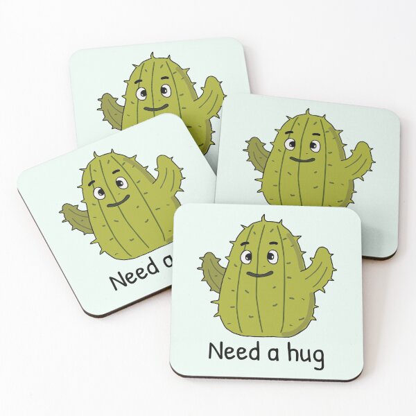 Item preview, Need A Hug Funny Cute Cactus designed and sold by Wachi-A.