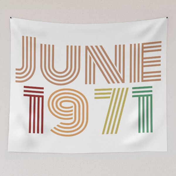 Item preview, June 1971 Design, Happy 50th Birthday, designed and sold by marosharaf.