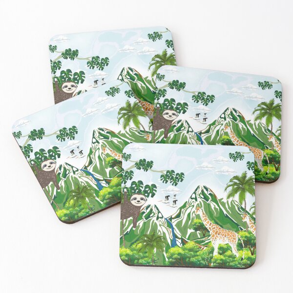 Item preview, Jungle Landscape Illustration  designed and sold by MarcSabuncu.