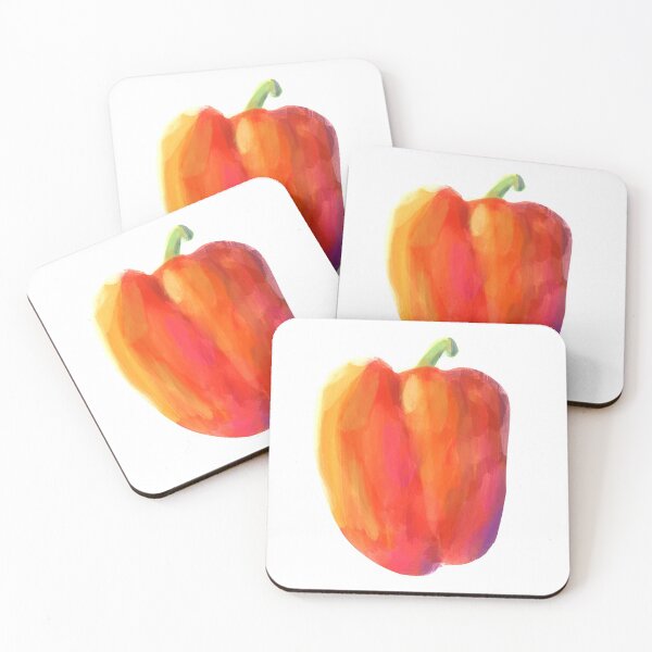 Item preview, Colorful Watercolor Bell Pepper designed and sold by BessieMoo.