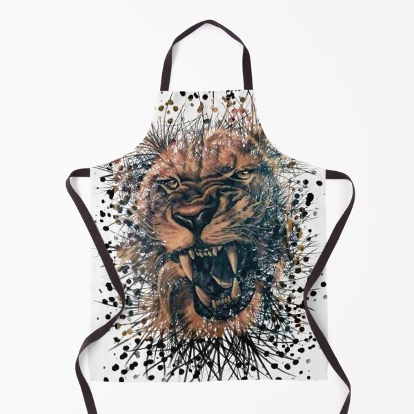 Item preview, Fierce lions face designed and sold by attracdionz.