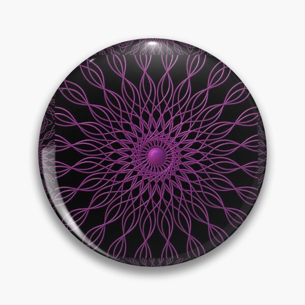 Item preview, Purple Mandalas on Black, Large and Small designed and sold by Lyle Hatch.