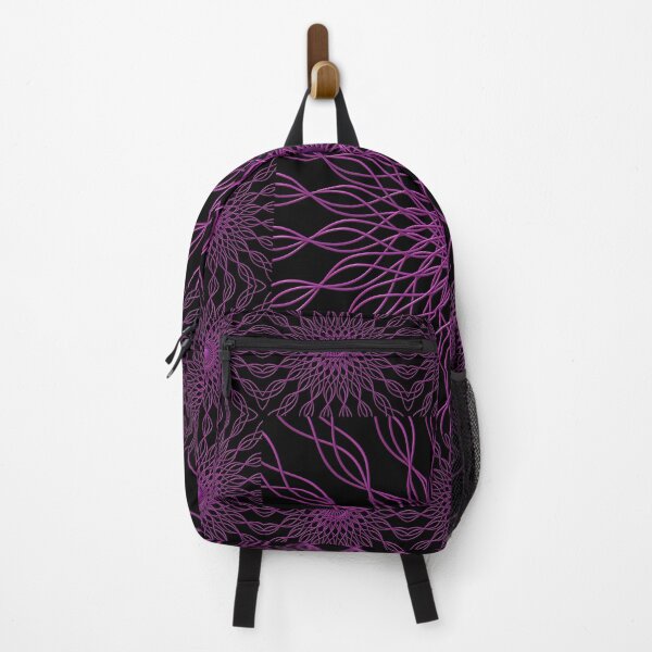Item preview, Purple Mandalas on Black, Large and Small designed and sold by Lyle Hatch.
