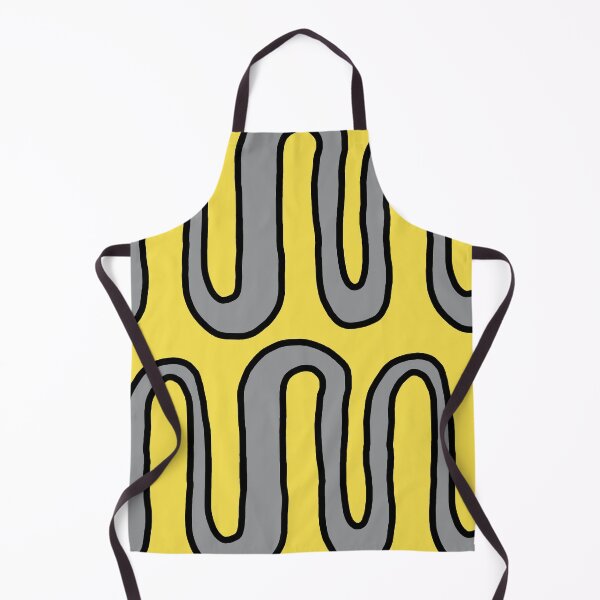 Item preview, Squiggly Meander in Ultimate Gray and Illuminating Yellow, the 2021 Colors of the Year designed and sold by Miranda Benson.