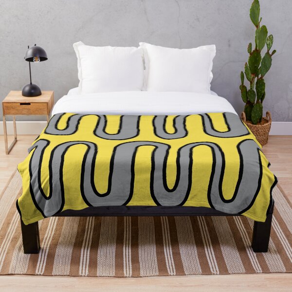 Item preview, Meandro ondulado en Ultimate Grey y Illuminating Yellow, los colores del año 2021 designed and sold by Miranda Benson.