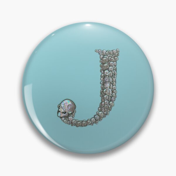 Artikelvorschau, Totenkopf-Alphabet J entworfen und verkauft von dinaaaaaah.