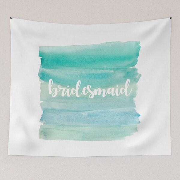 Item preview, Beachy Watercolor Bridesmaid Bachelorette Party Matching Set designed and sold by allymadethis.