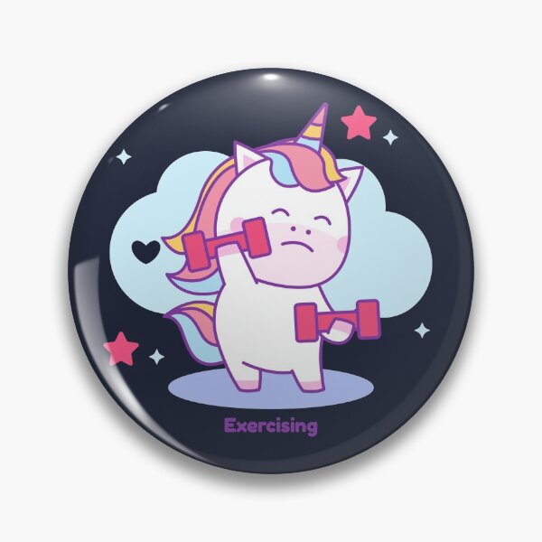 Item preview, Cute Unicorn Exercising designed and sold by Ocean-World.