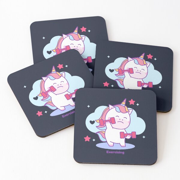 Item preview, Cute Unicorn Exercising designed and sold by Ocean-World.