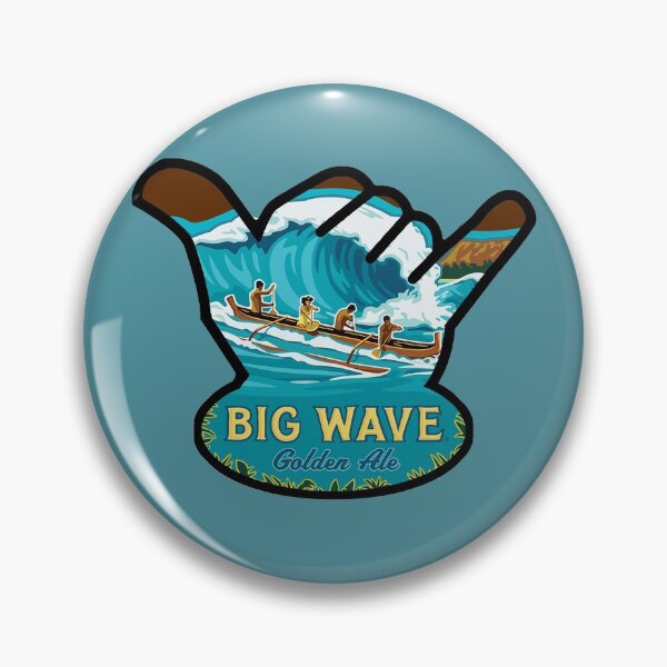 Kona Big Wave Shaka Pin