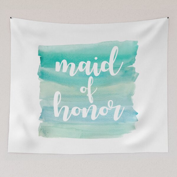 Item preview, Beachy Watercolor Maid of Honor Bachelorette Party Matching Set designed and sold by allymadethis.